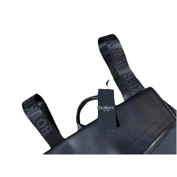 Botkier NWT Trigger Mini Nylon Purse Small Bag Backpack Black New Logo Zips - Picture 3 of 11